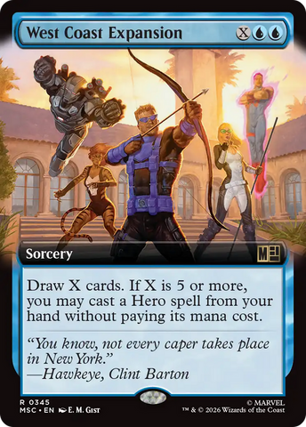 West Coast Expansion (Extended Art) [Marvel Super Heroes Commander]