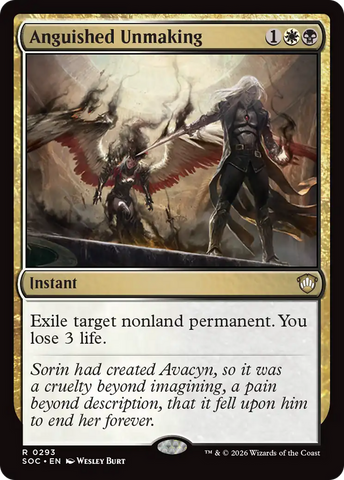 Anguished Unmaking [Secrets of Strixhaven Commander]