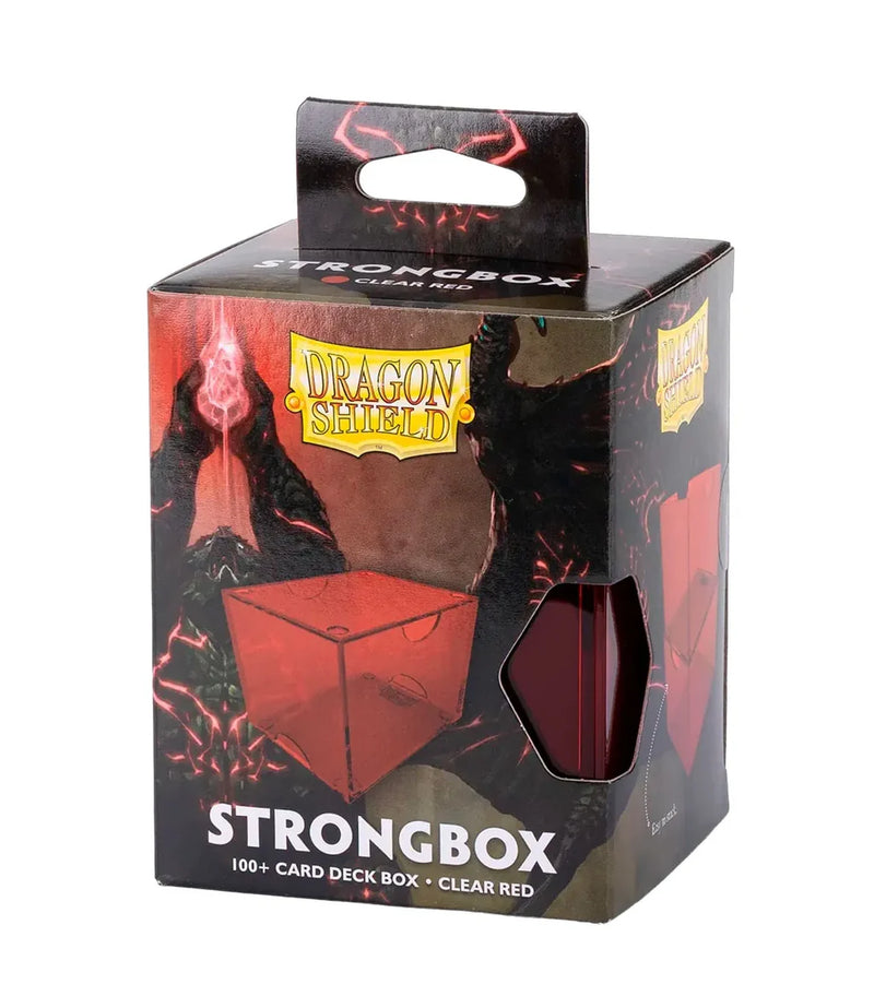Dragon Shield Strong Box 100+ - Clear Red