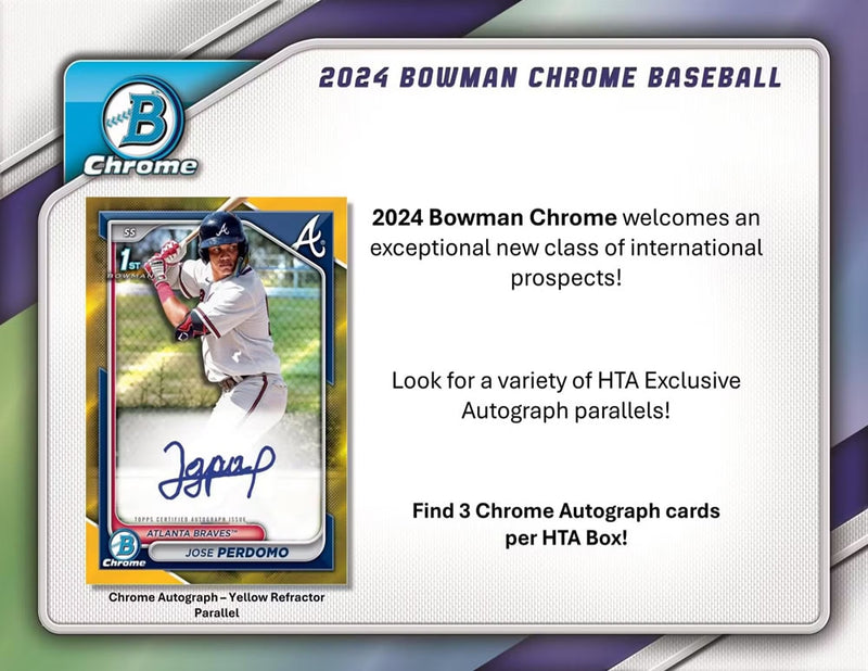 2024 Topps Bowman Chrome Autograph HTA Box