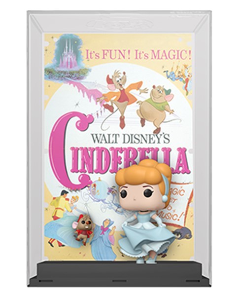 Pop Movie Poster - Cinderella with Jaq 12