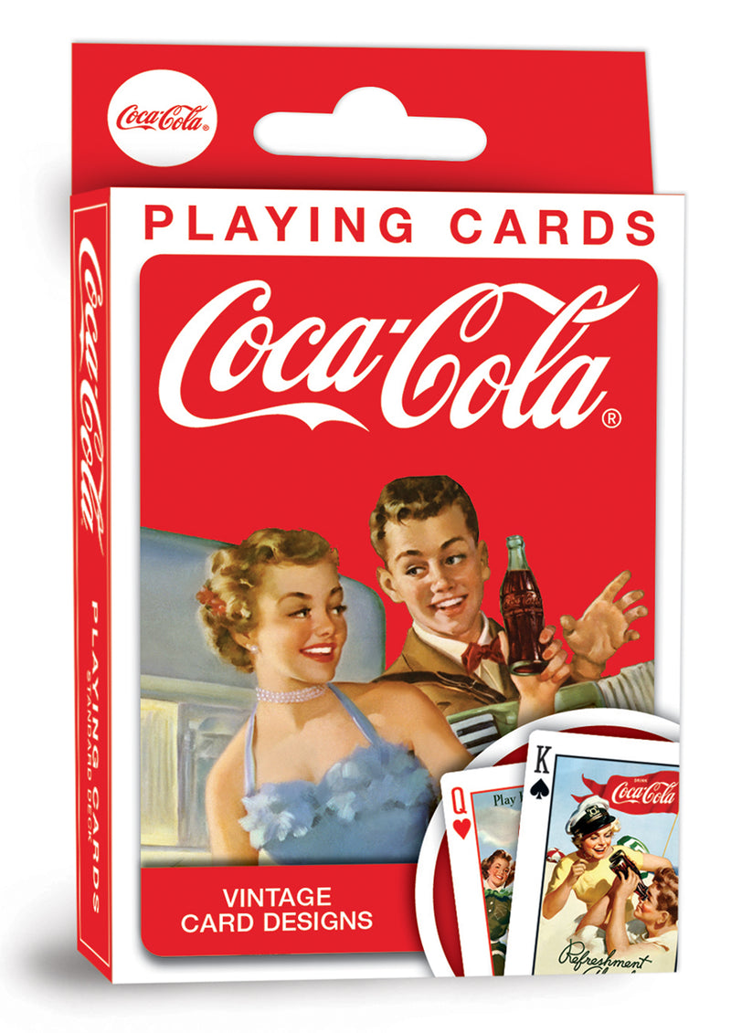 Coca Cola Vintage Ads - Playing Cards