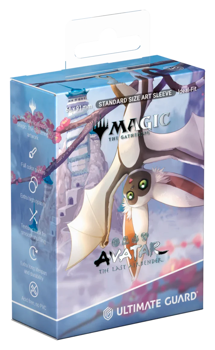 Ultimate Guard Art Sleeves - Standard Size - 100ct - Avatar : The Last Airbender - Momo, Rambunctious Rascal