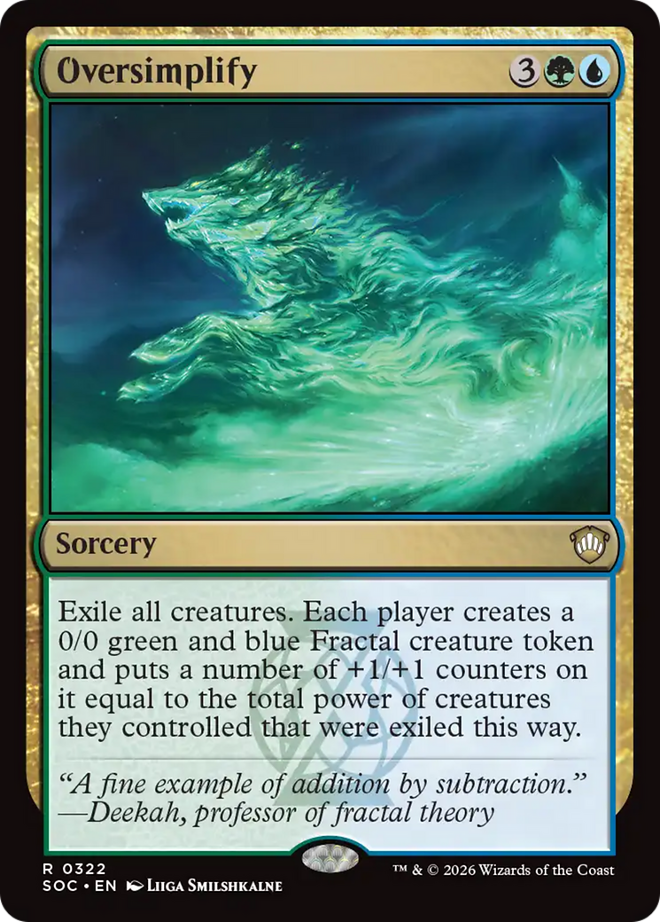 Oversimplify [Secrets of Strixhaven Commander]