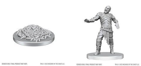 Swarm of Rot Grubs & Rot Grub Victim - Unpainted