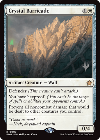 Crystal Barricade [Foundations Promos]