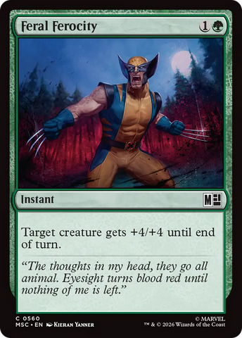 Feral Ferocity [Marvel Super Heroes Commander]
