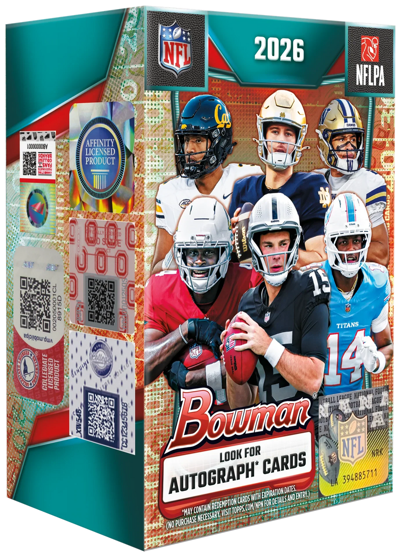 2026 Topps Bowman Football Blaster Box