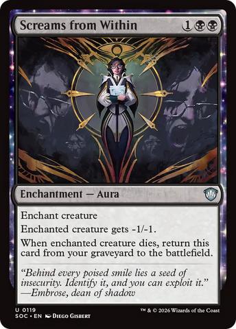 Screams from Within [Secrets of Strixhaven Commander]