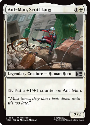 Ant-Man, Scott Lang (0834) [Marvel Super Heroes Commander]