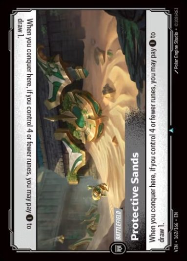 Protective Sands (162/166 - Uncommon) [Riftbound TCG: Vendetta]
