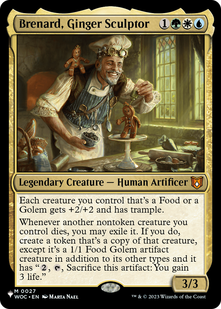 Brenard, Ginger Sculptor (WOC) [The List]