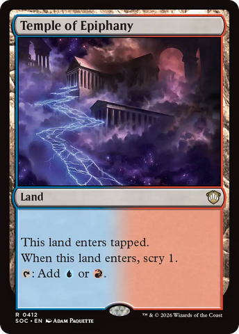 Temple of Epiphany [Secrets of Strixhaven Commander]