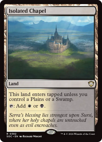 Isolated Chapel [Secrets of Strixhaven Commander]