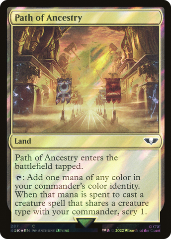 Path of Ancestry (Surge Foil) [Marvel Super Heroes Commander]