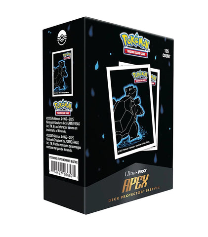 Ultra Pro Apex Sleeves - Neon Blastoise