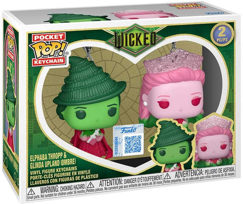 Funko Pop - Keychain 2-Pack - Wicked - Glinda & Elphaba