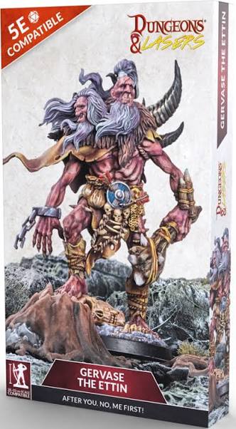 Dungeons & Lasers - Gervase the Ettin (Unpainted)