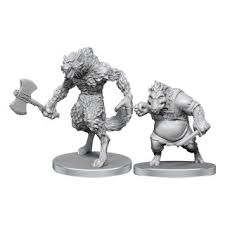 Werewolf & Wereboar - Unpainted