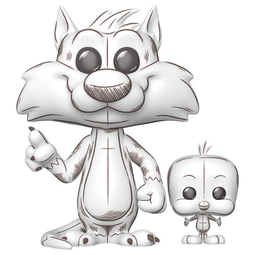 Funko Pop - Sylvester & Tweety (Sketched) 2013