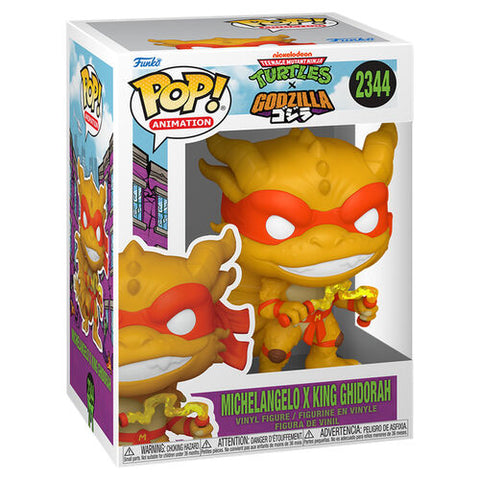 Funko Pop: TMNT x Godzilla - Michelangelo/King Ghidorah 2344