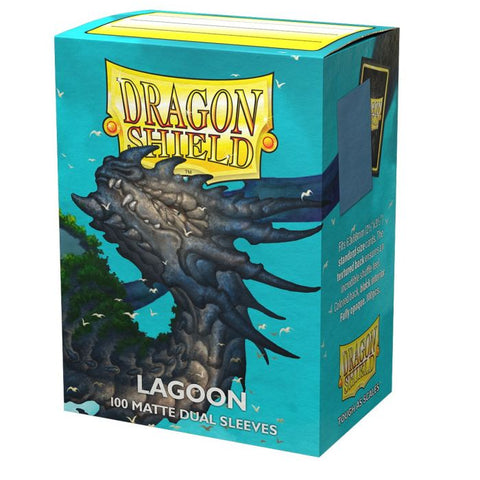 Dragon Shield Sleeves - Dual Matte Lagoon 100 Ct