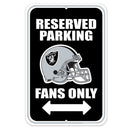 Reserved Parking Sign - NFL LA Raiders