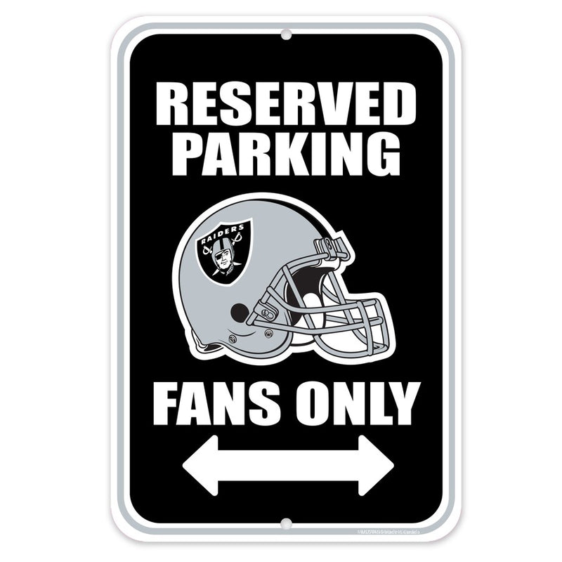 Reserved Parking Sign - NFL LA Raiders