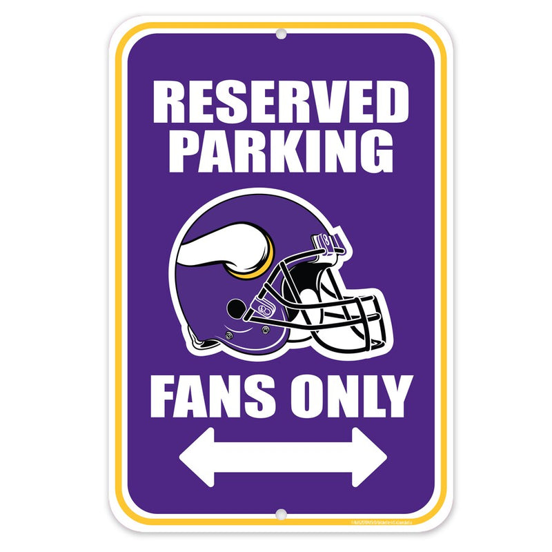 Reserved Parking Sign - NFL Vikings