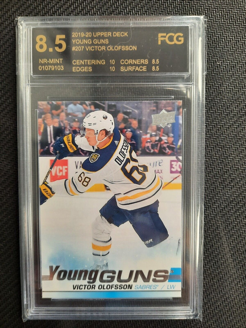 2019-20  YOUNG GUNS ROOKIE CARD - Victor Olofsson 8.5