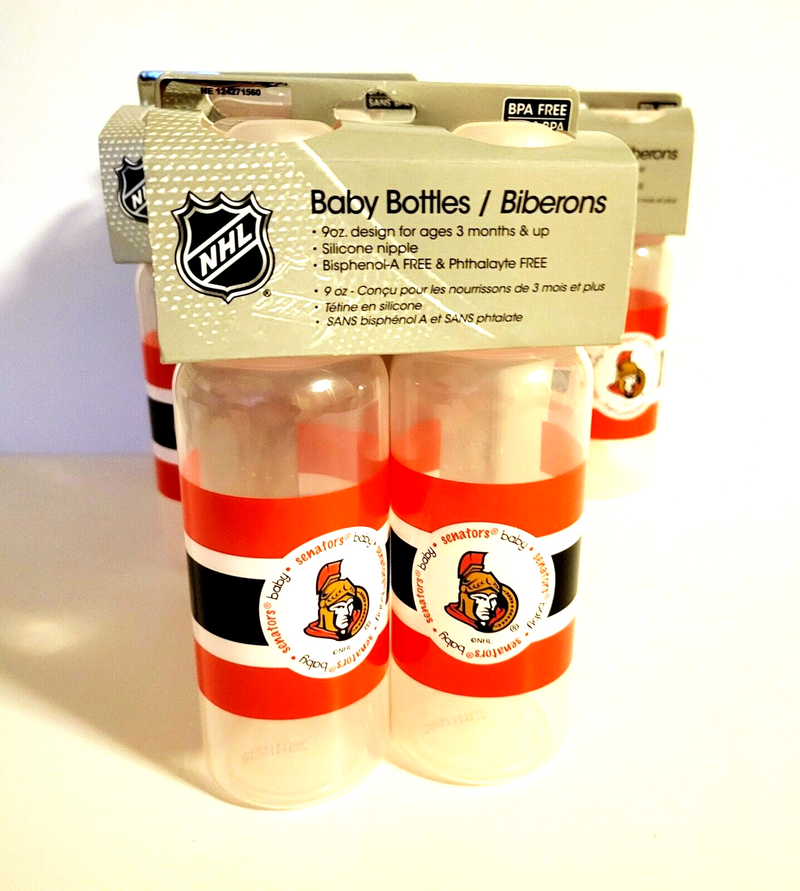 Baby Bottles - Nhl Ottawa Senators