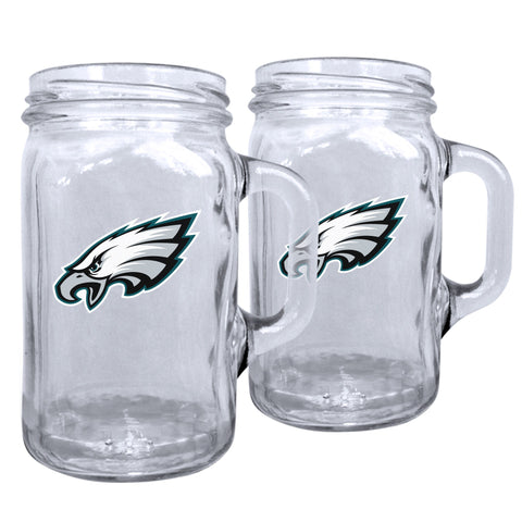 2Pk 16.5Oz Mason Mug Eagles