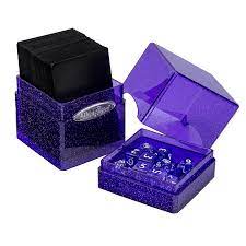 Ultra Pro Satin Tower Deck Box  - Glitter Purple