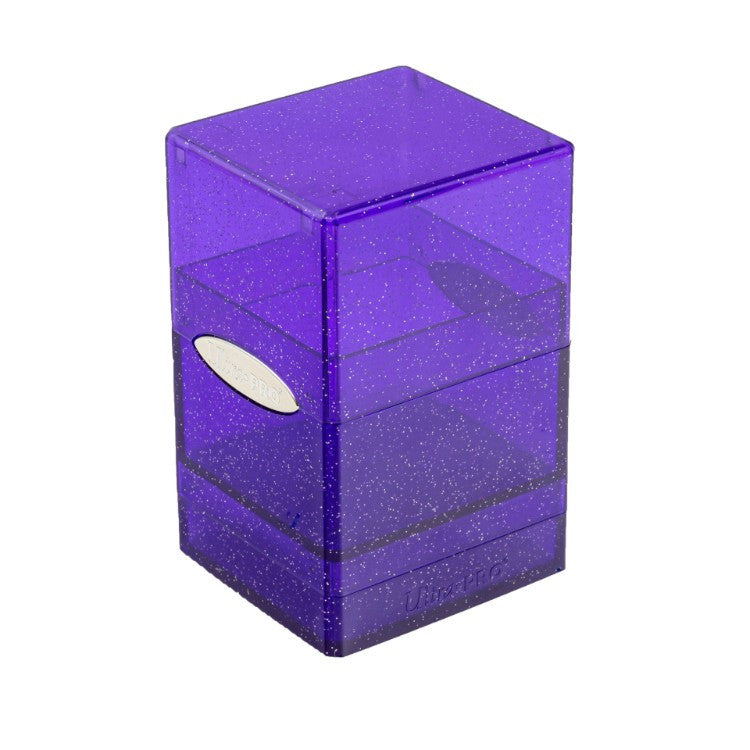 Ultra Pro Satin Tower Deck Box  - Glitter Purple