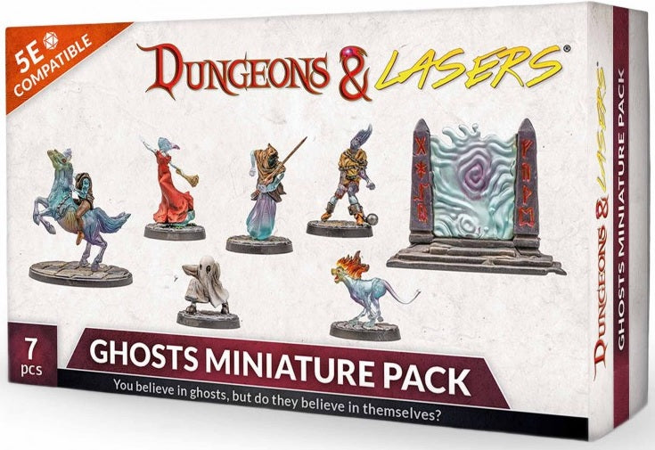 Dungeons & Lasers - Ghost Miniature Pack (Unpainted)