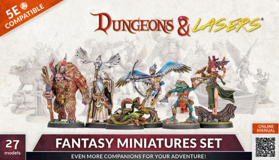 Dungeons & Lasers - Fantasy Miniature Set