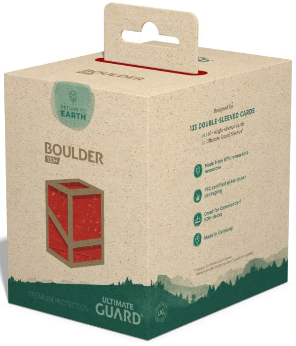 Ultimate Guard Deckbox 133+ Boulder Red