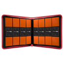 Ultra Pro 12 Pocket Zippered Pro Binder - Vivid Red