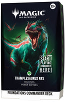 MTG Foundations Commander Deck - Tramplesaurus Rex