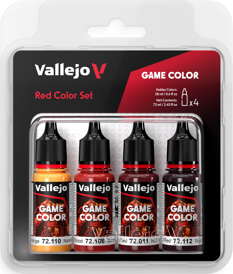 Vallejo: Game Color - Red Color Set