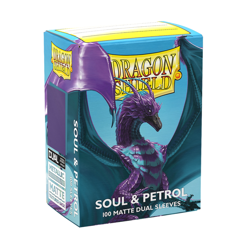 Dragon Shield Sleeves - Soul & Petrol Dual Matte