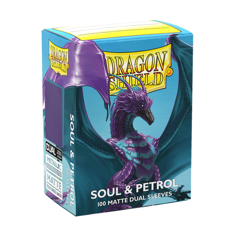 Dragon Shield Sleeves - Soul & Petrol Dual Matte
