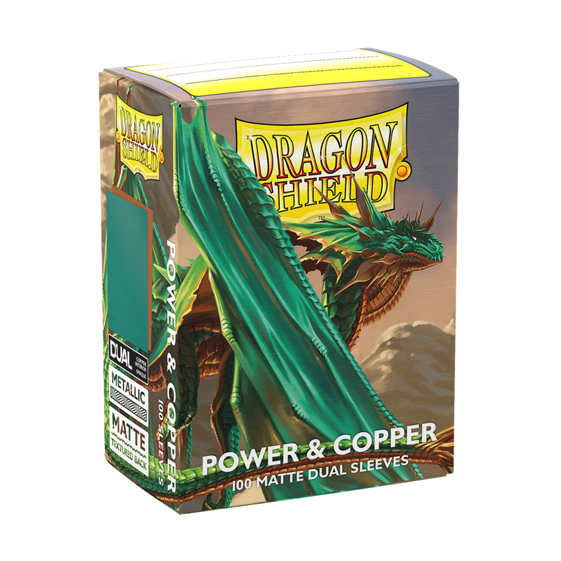 Dragon Shield Sleeves - Power & Copper Dual Matte