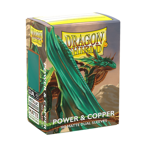 Dragon Shield Sleeves - Power & Copper Dual Matte