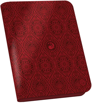 Ultimate Guard - Zipfolio Binder 160 Xenoskin - Mtg Avatar: The Last Airbender - Mana Symbol - Red