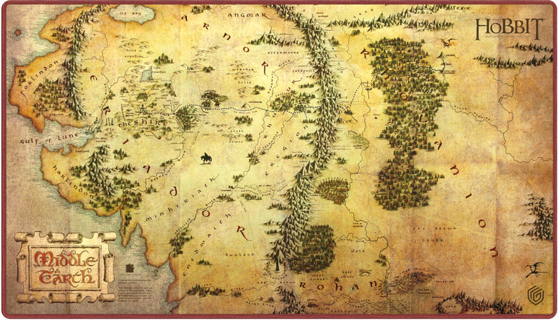 UG PLAYMAT THE HOBBIT MAP - MIDDLE-EARTH