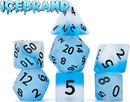 Sea Glass Dice: Icebrand 7-Dice Set