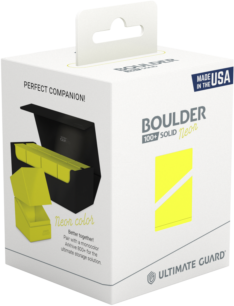 Ultimate Guard Deckbox 100+ NEON YELLOW