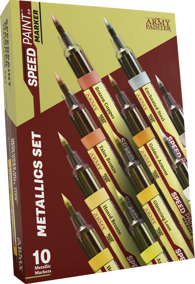 Army Painter Speed Paint Marker Metallics Set
