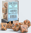 Chessex Speckled 7-Die Set Polyhedral Rust